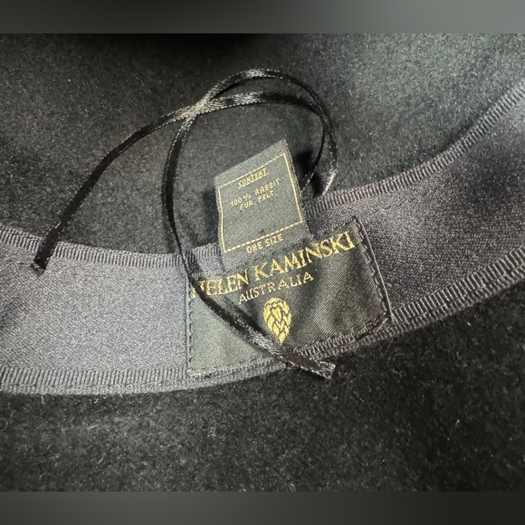 NEW Helen Kaminski RABBIT FUR FELT Cloche Hat, Adjustable Fits XS-M, $395 - Picture 9 of 9